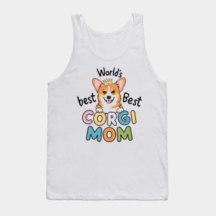 World's Best Corgi Mom Dog Owner Tank Top